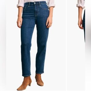 Faherty Slim Straight Jeans In Night Creek NWT